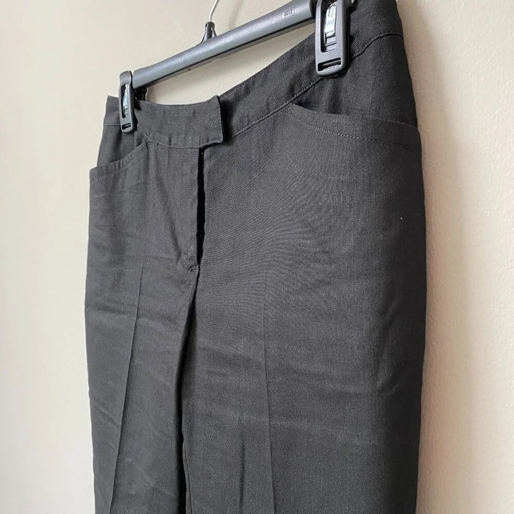 J. Jill Womens Size 6P Genuine Fit Below Waist Linen Cropped Trouser Dress Pants - Picture 9 of 16